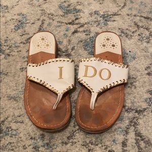 Jack Rogers “I do” sandals